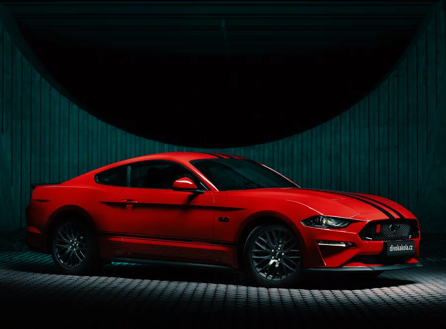 Pronájem Fordu Mustang Coyote V8 v Hradci Králové